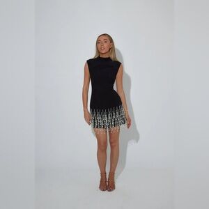 Oddmuse The Ultimate Muse Pearl Drop Sleeveless Dress